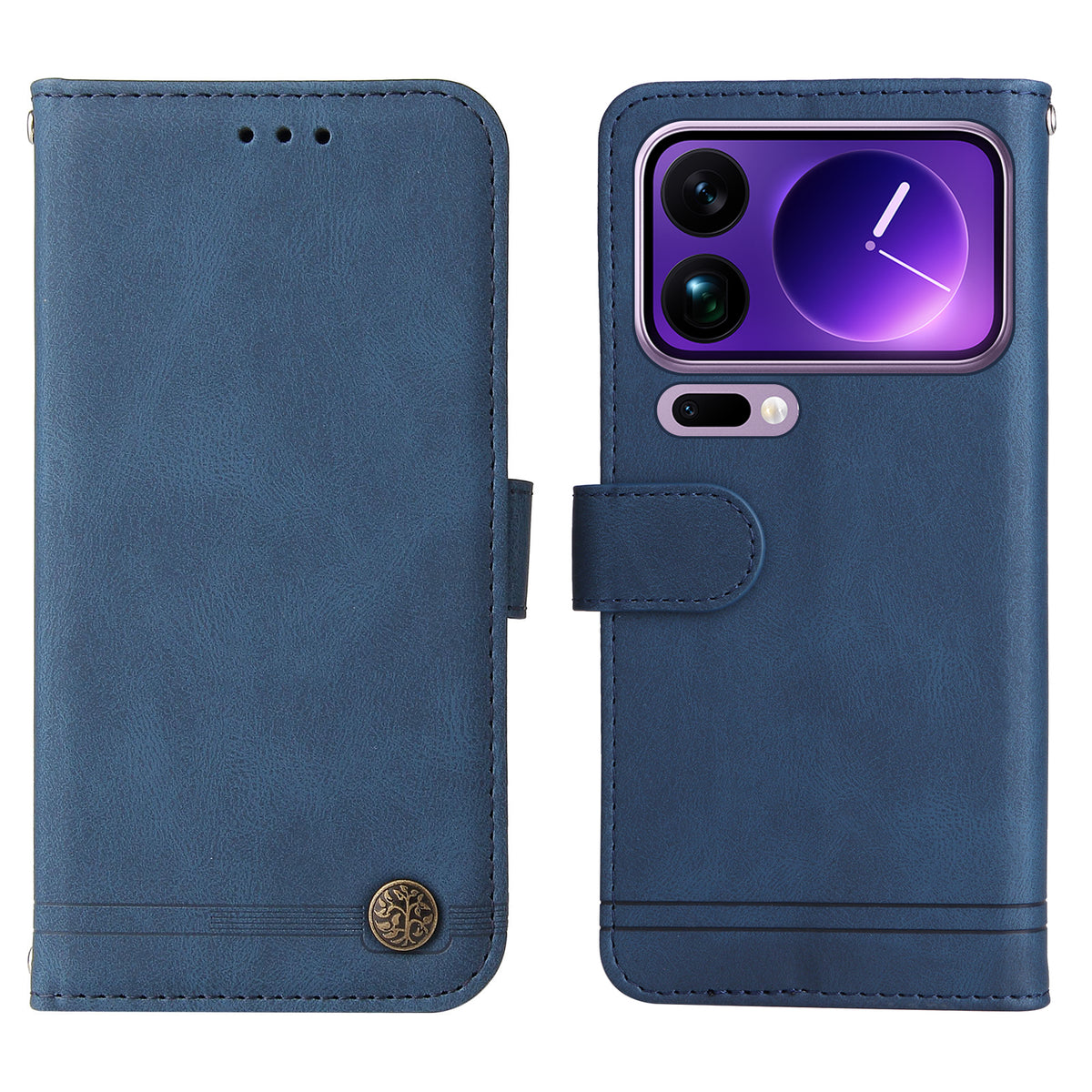 For Xiaomi 17 Pro Max Leather Wallet Cases Skin Touch Phone Cover Stand with Strap