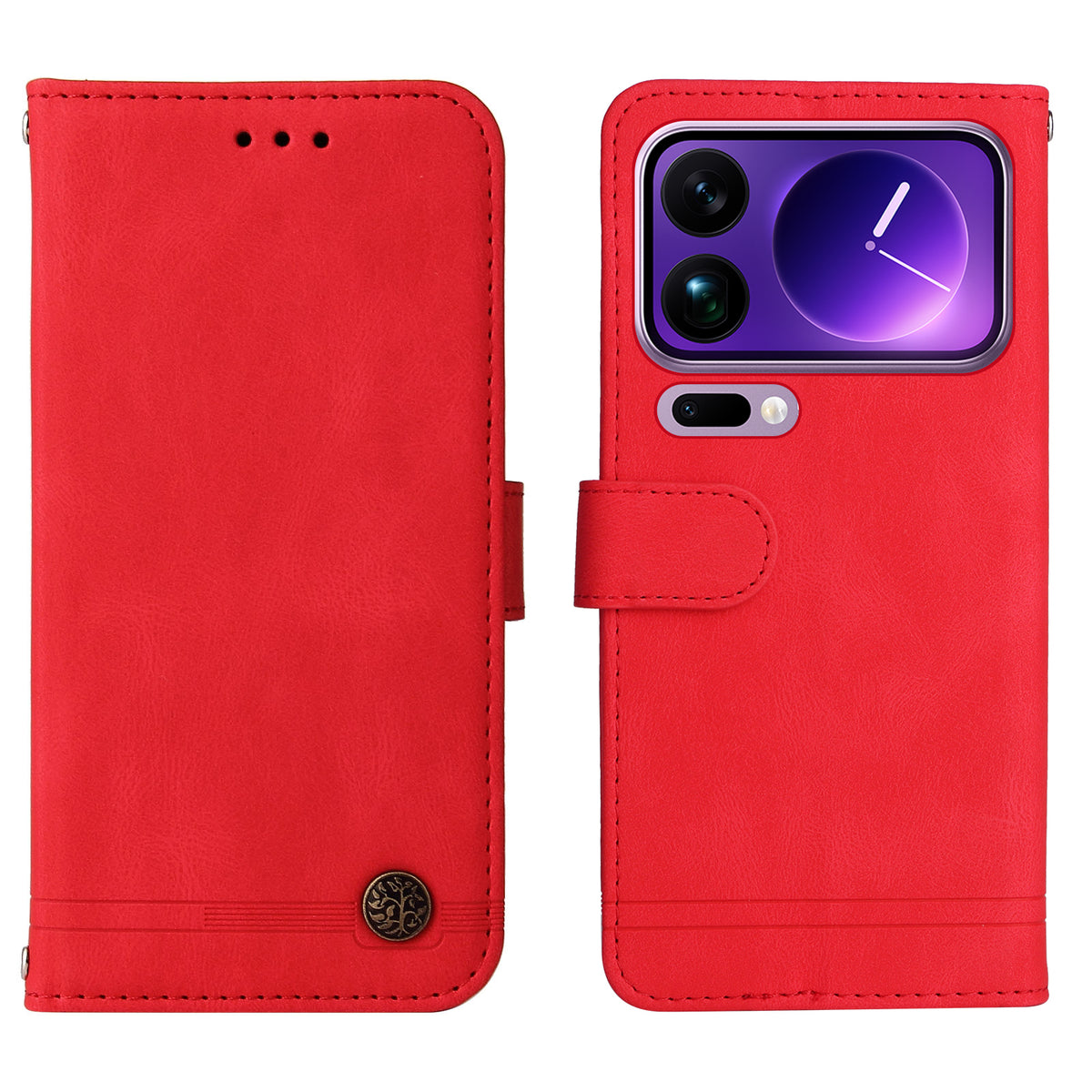 For Xiaomi 17 Pro Max Leather Wallet Cases Skin Touch Phone Cover Stand with Strap