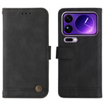 For Xiaomi 17 Pro Max Leather Wallet Cases Skin Touch Phone Cover Stand with Strap
