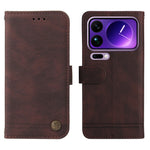 For Xiaomi 17 Pro Max Leather Wallet Cases Skin Touch Phone Cover Stand with Strap