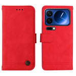 For Xiaomi 17 Pro Leather Wallet Cases Skin Touch Phone Cover Stand with Strap