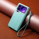 For Xiaomi 17 Pro Max Case RFID Blocking Imprinted Dog Pattern PU Leather Phone Cover with Wrist Strap