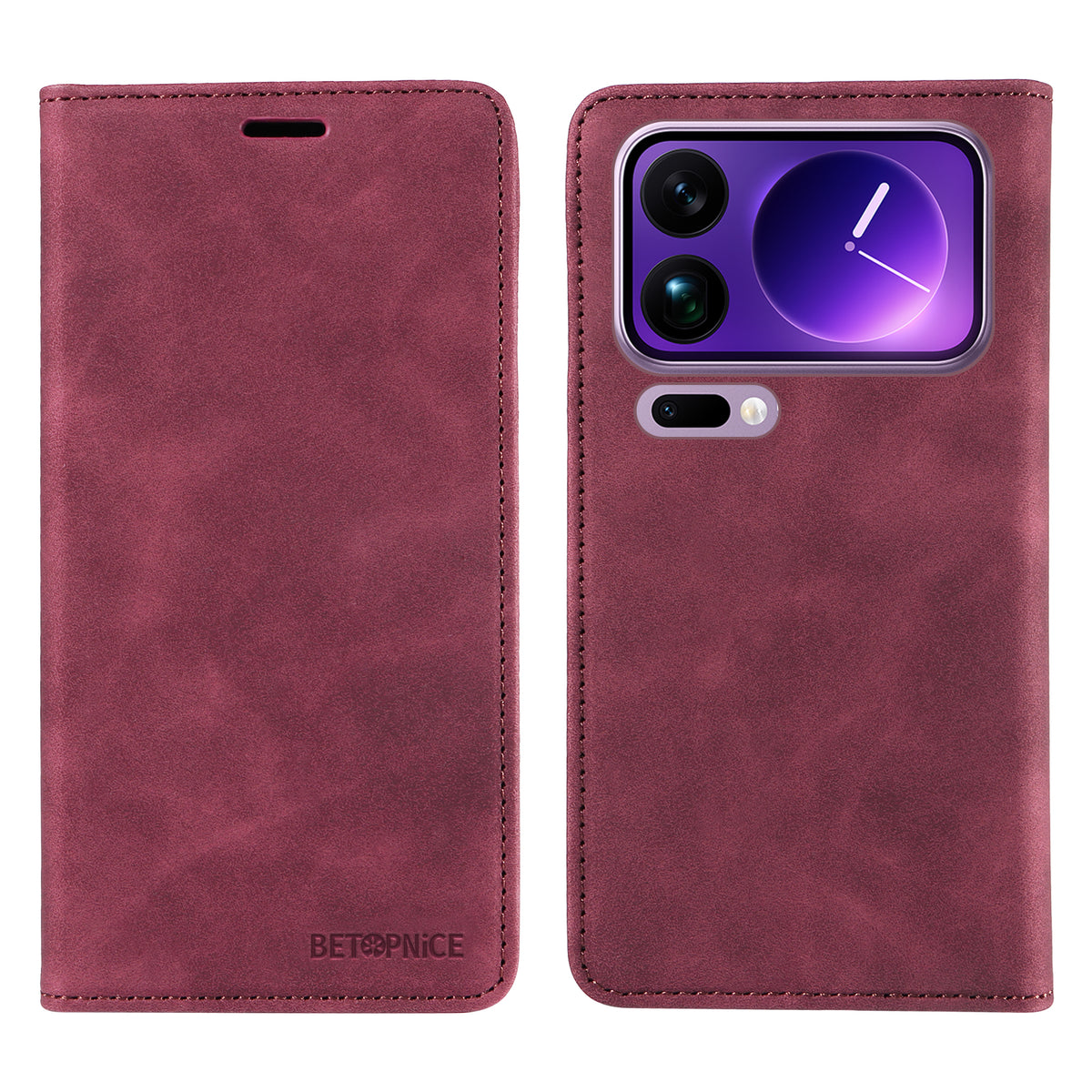 BETOPNICE For Xiaomi 17 Pro Max Case  Magnetic Closure RFID Blocking Wallet Stand Leather Phone Cover