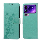 For Xiaomi 17 Pro Max Leather Case Butterfly Floral Imprint Wallet Stand Cover