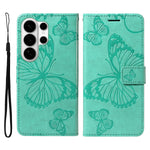 For Samsung Galaxy S26 Ultra Wallet Case Floral Butterfly Imprinted Leather Phone Cover Stand