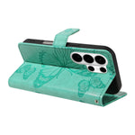 For Samsung Galaxy S26 Ultra Wallet Case Floral Butterfly Imprinted Leather Phone Cover Stand
