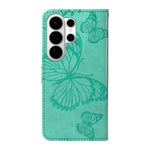 For Samsung Galaxy S26 Ultra Wallet Case Floral Butterfly Imprinted Leather Phone Cover Stand