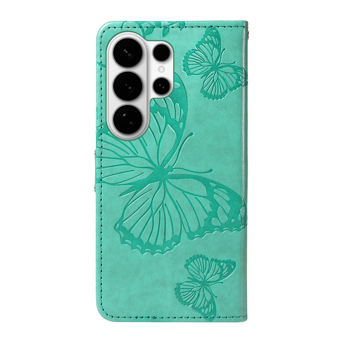 For Samsung Galaxy S26 Ultra Wallet Case Floral Butterfly Imprinted Leather Phone Cover Stand