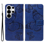 For Samsung Galaxy S26 Ultra Wallet Case Floral Butterfly Imprinted Leather Phone Cover Stand
