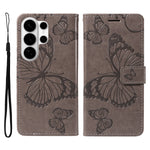 For Samsung Galaxy S26 Ultra Wallet Case Floral Butterfly Imprinted Leather Phone Cover Stand