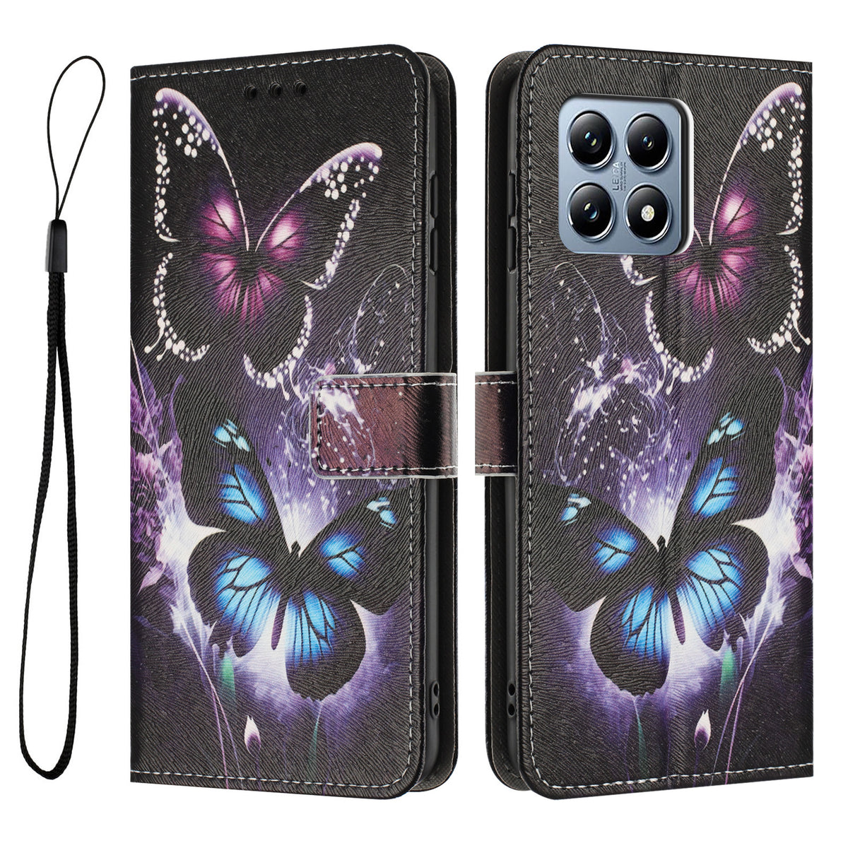 For Xiaomi 15T Wallet Case Pattern Printing PU Leather Phone Cover with Lanyard