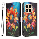 For Xiaomi 15T Pro Wallet Case Pattern Printing PU Leather Phone Cover with Lanyard