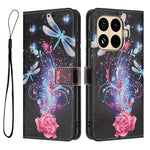 For Xiaomi 15T Pro Wallet Case Pattern Printing PU Leather Phone Cover with Lanyard