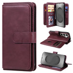 For Samsung Galaxy S26 Ultra Leather Case with 10 Card Holder Phone Cover Stand