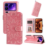 For Xiaomi 17 Pro Max Case Sunflower Imprint Leather Wallet Phone Cover