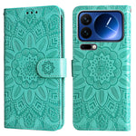 For Xiaomi 17 Pro Case Sunflower Imprint Leather Wallet Phone Cover
