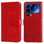 For Xiaomi 17 Pro Case Sunflower Imprint Leather Wallet Phone Cover