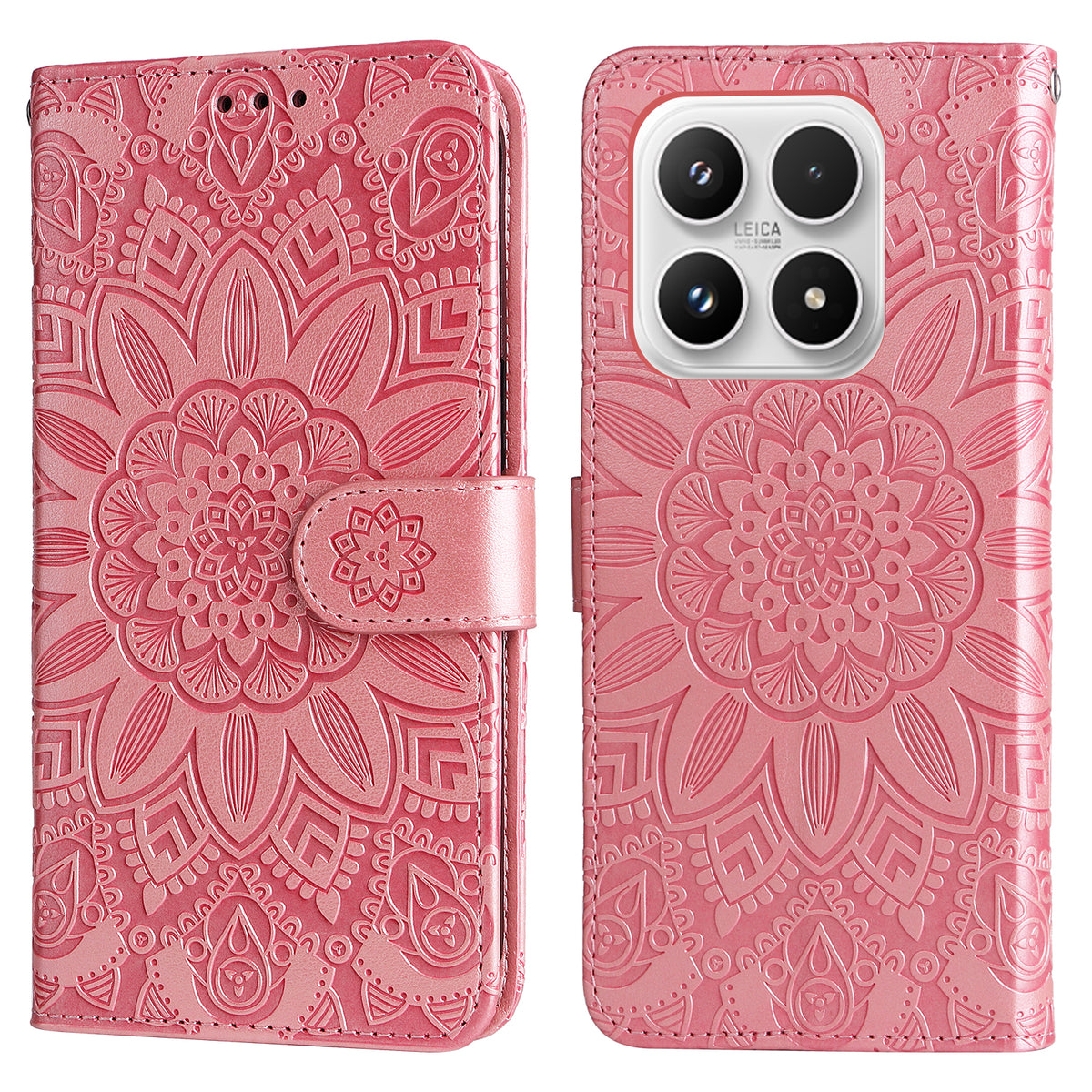 For Xiaomi 17 Case Sunflower Imprint Leather Wallet Phone Cover