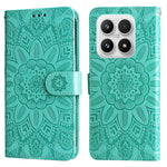 For Xiaomi 17 Case Sunflower Imprint Leather Wallet Phone Cover