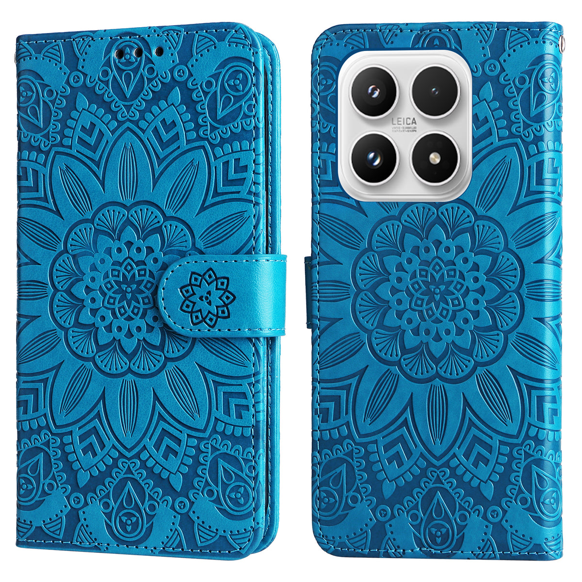 For Xiaomi 17 Case Sunflower Imprint Leather Wallet Phone Cover
