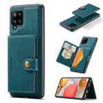 JEEHOOD til Samsung Galaxy A42 5G Cover J01 Retro Læder Telefon Bagside Cover med Aftagelig Magnetisk Kortlomme