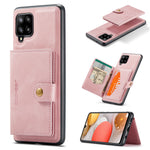 JEEHOOD til Samsung Galaxy A42 5G Cover J01 Retro Læder Telefon Bagside Cover med Aftagelig Magnetisk Kortlomme