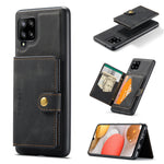 JEEHOOD til Samsung Galaxy A42 5G Cover J01 Retro Læder Telefon Bagside Cover med Aftagelig Magnetisk Kortlomme
