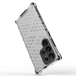 Shockproof Case for Samsung Galaxy S23 Ultra Honeycomb Textured Phone Case TPU + PC Protective Cover
