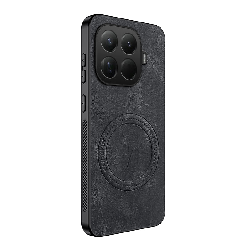 WANLONFENG For Xiaomi 15T Pro Magnetic Case  SD1 Series Nappa Texture PC TPU Phone Cover