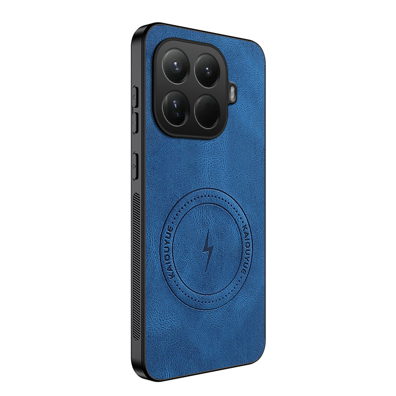 WANLONFENG For Xiaomi 15T Pro Magnetic Case  SD1 Series Nappa Texture PC TPU Phone Cover