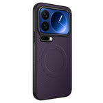 WANLONFENG For Xiaomi 17 Pro Max Magnetic Case  TQ Series Carbon Fiber Texture PC TPU Phone Cover