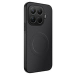 WANLONFENG For Xiaomi 15T Pro Magnetic Case  TQ Series Carbon Fiber Texture PC TPU Phone Cover