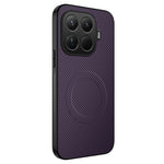 WANLONFENG For Xiaomi 15T Pro Magnetic Case  TQ Series Carbon Fiber Texture PC TPU Phone Cover