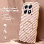 For Xiaomi 15T Phone Case Carbon Fiber Textured Electroplated TPU Back Cover
