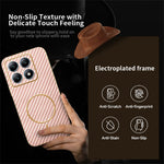 For Xiaomi 15T Phone Case Carbon Fiber Textured Electroplated TPU Back Cover