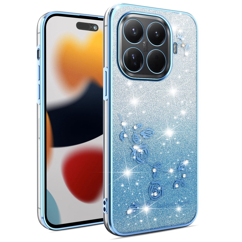 KADEM For Xiaomi 15T Pro (Global) Case Flower TPU Flexible Gradient Phone Cover
