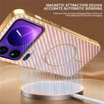 For Xiaomi 17 Pro Max Phone Case Carbon Fiber Textured Electroplated TPU Back Cover