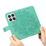 For Xiaomi 17 Case Floral Pattern PU Leather Wallet Stand Phone Cover