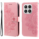 For Xiaomi 17 Case Floral Pattern PU Leather Wallet Stand Phone Cover