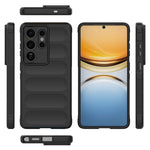 WANLONFENG För Samsung Galaxy S26 Ultra TPU-skal HD-serien Halkfritt mobilskydd med härdat glas