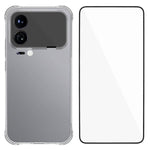 WANLONFENG For Xiaomi 17 Pro Max Case  WL Series 2.0mm TPU Phone Cover with Tempered Glass Film