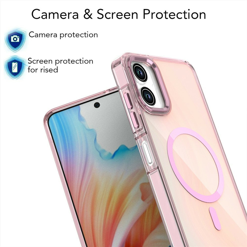 For Samsung Galaxy A06 4G Magnetic Case Color Changing TPU Phone Back Cover