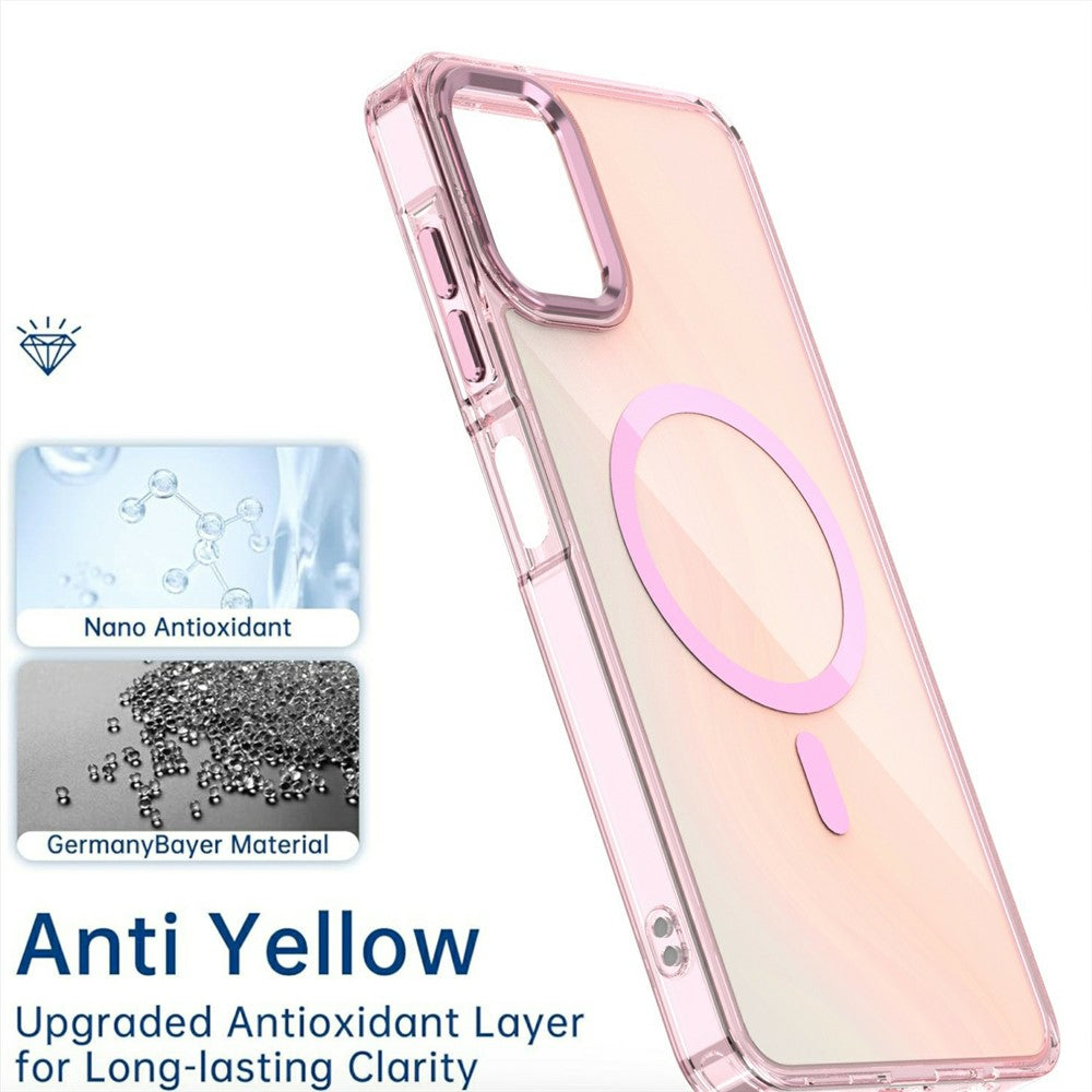 For Samsung Galaxy A06 4G Magnetic Case Color Changing TPU Phone Back Cover