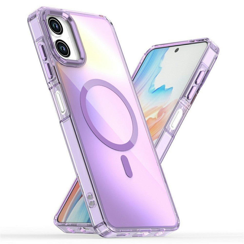 For Samsung Galaxy A06 4G Magnetic Case Color Changing TPU Phone Back Cover