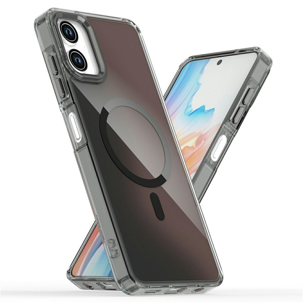 For Samsung Galaxy A06 4G Magnetic Case Color Changing TPU Phone Back Cover