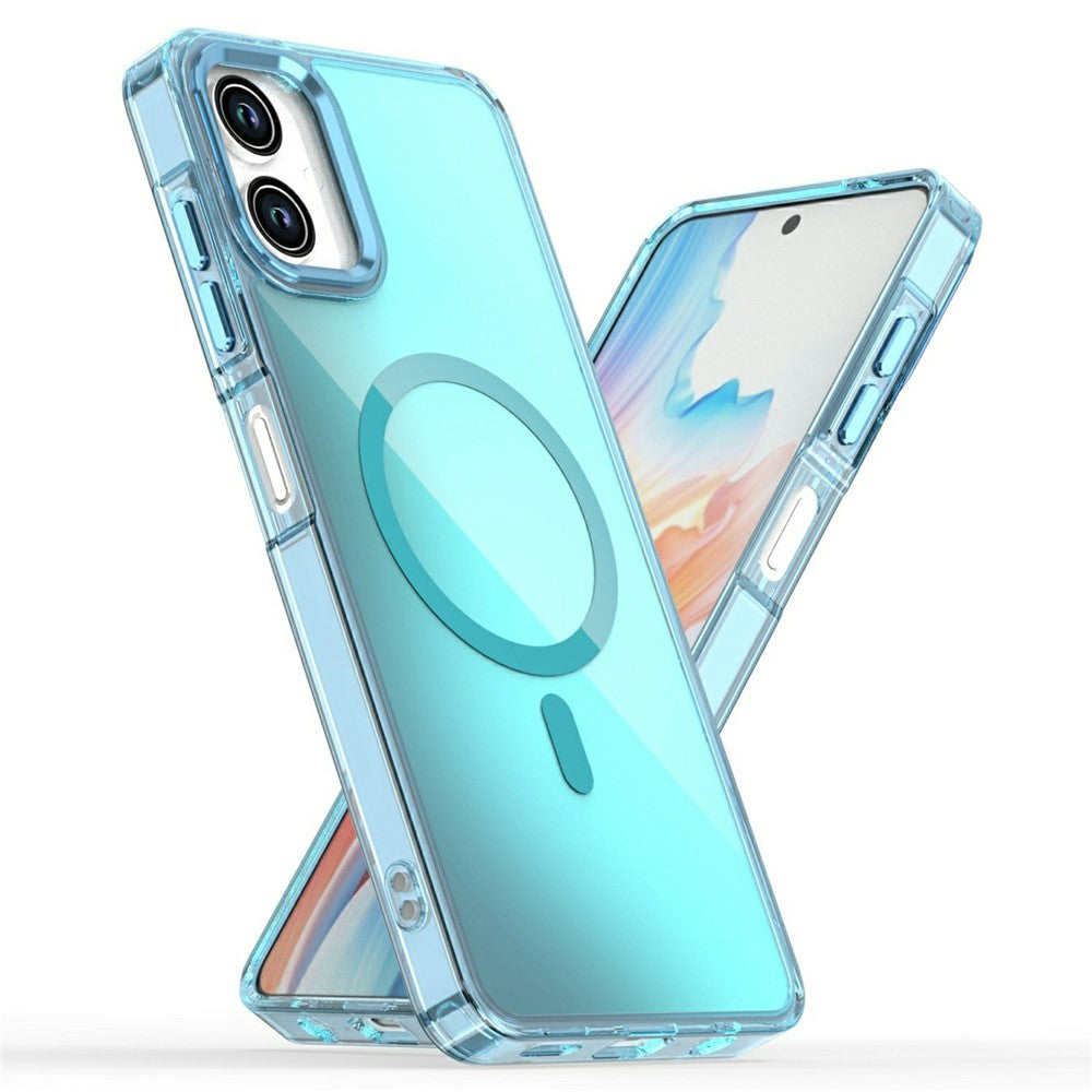For Samsung Galaxy A06 4G Magnetic Case Color Changing TPU Phone Back Cover