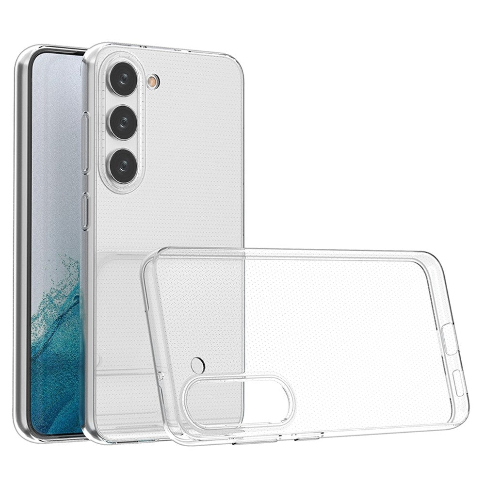 For Samsung Galaxy S23 Anti-Scratch Anti-Dust Phone Cover Transparent Soft TPU Ultra Thin Cell Phone Case