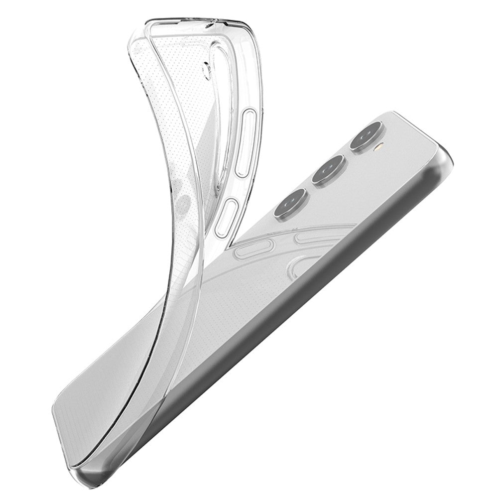 For Samsung Galaxy S23 Anti-Scratch Anti-Dust Phone Cover Transparent Soft TPU Ultra Thin Cell Phone Case