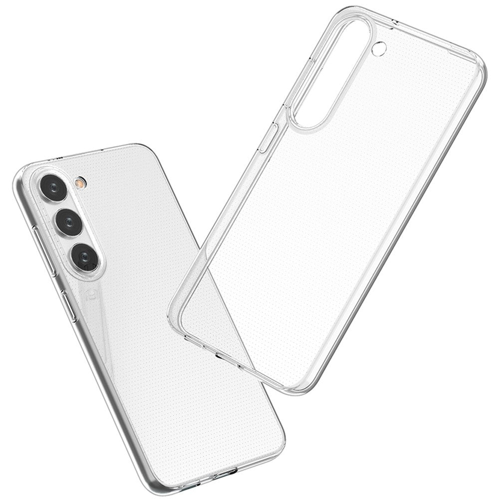 For Samsung Galaxy S23 Anti-Scratch Anti-Dust Phone Cover Transparent Soft TPU Ultra Thin Cell Phone Case