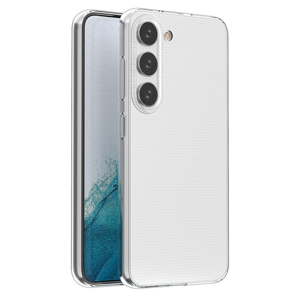 For Samsung Galaxy S23 Anti-Scratch Anti-Dust Phone Cover Transparent Soft TPU Ultra Thin Cell Phone Case